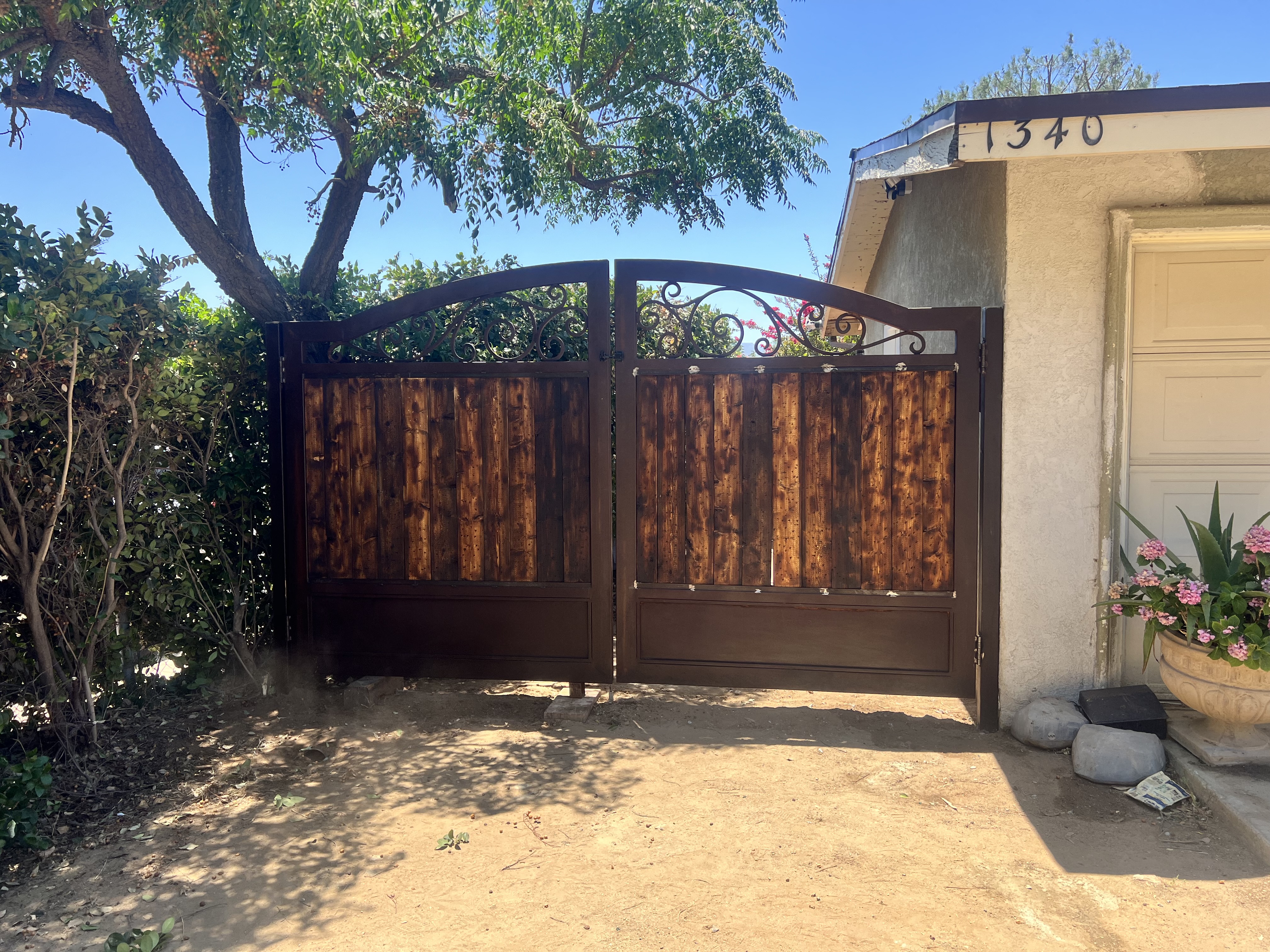 rustic gate